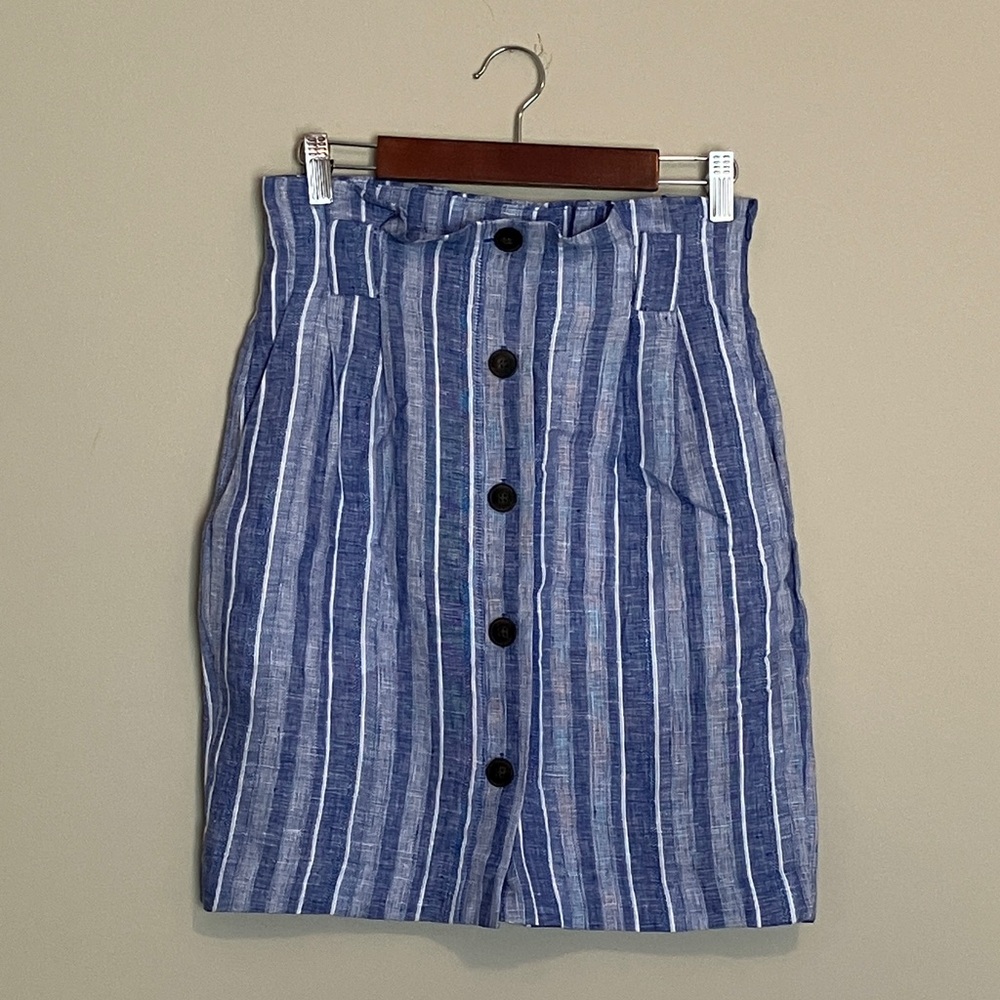 H&M Linen Blend Skirt